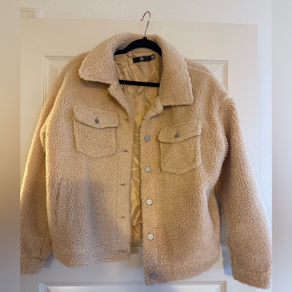 Cozy Teddy Style Sherpa Jacket